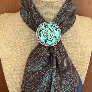 Hawaiian scarf slide- Ocean turtle